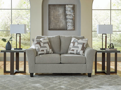 Cassel Furniture Outlet - Ashley Furniture - Willarae Living Room - Loveseat / Taupe - 5980335
