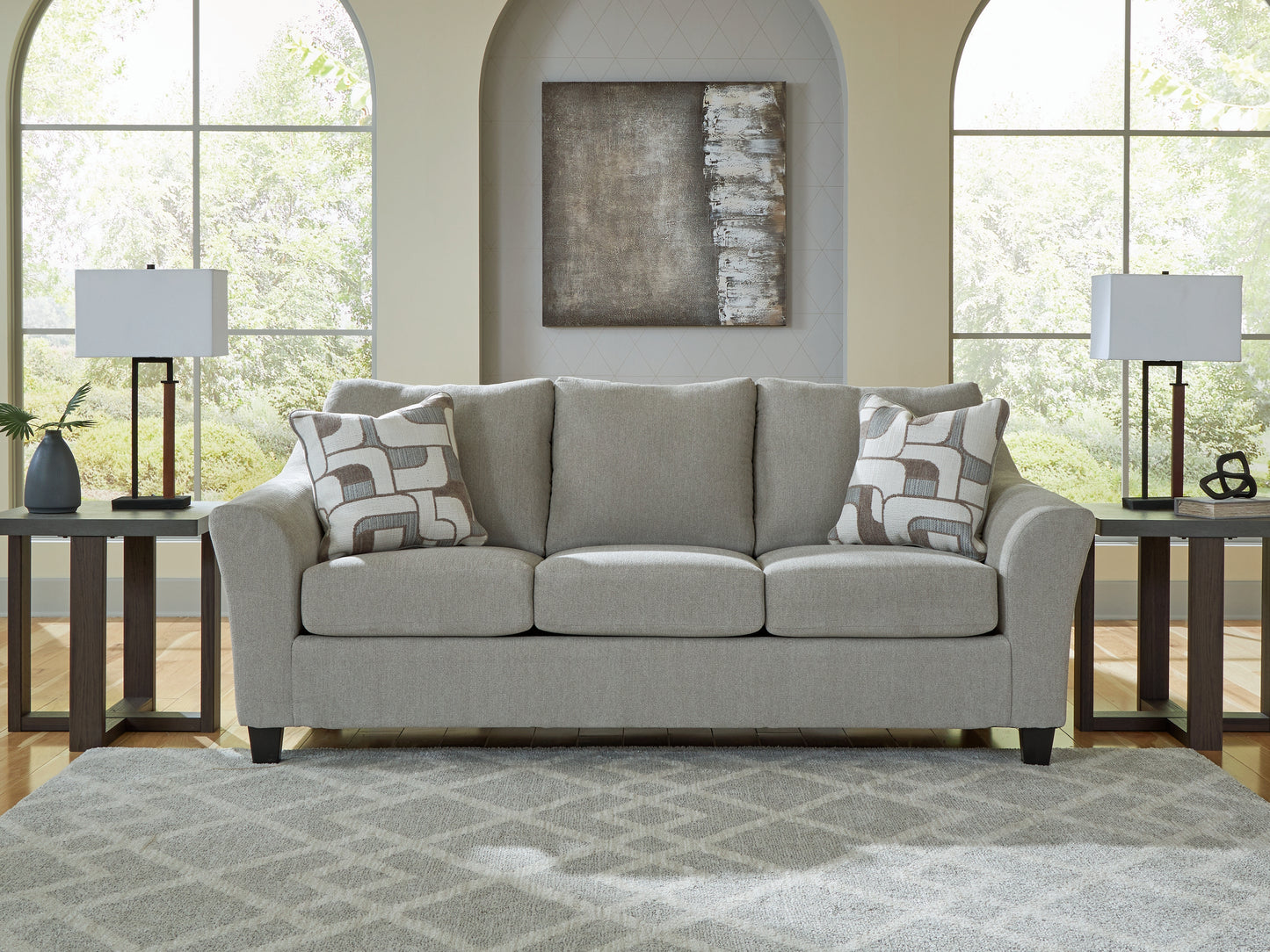 Cassel Furniture Outlet - Ashley Furniture - Willarae Living Room - Sofa / Taupe - 5980338