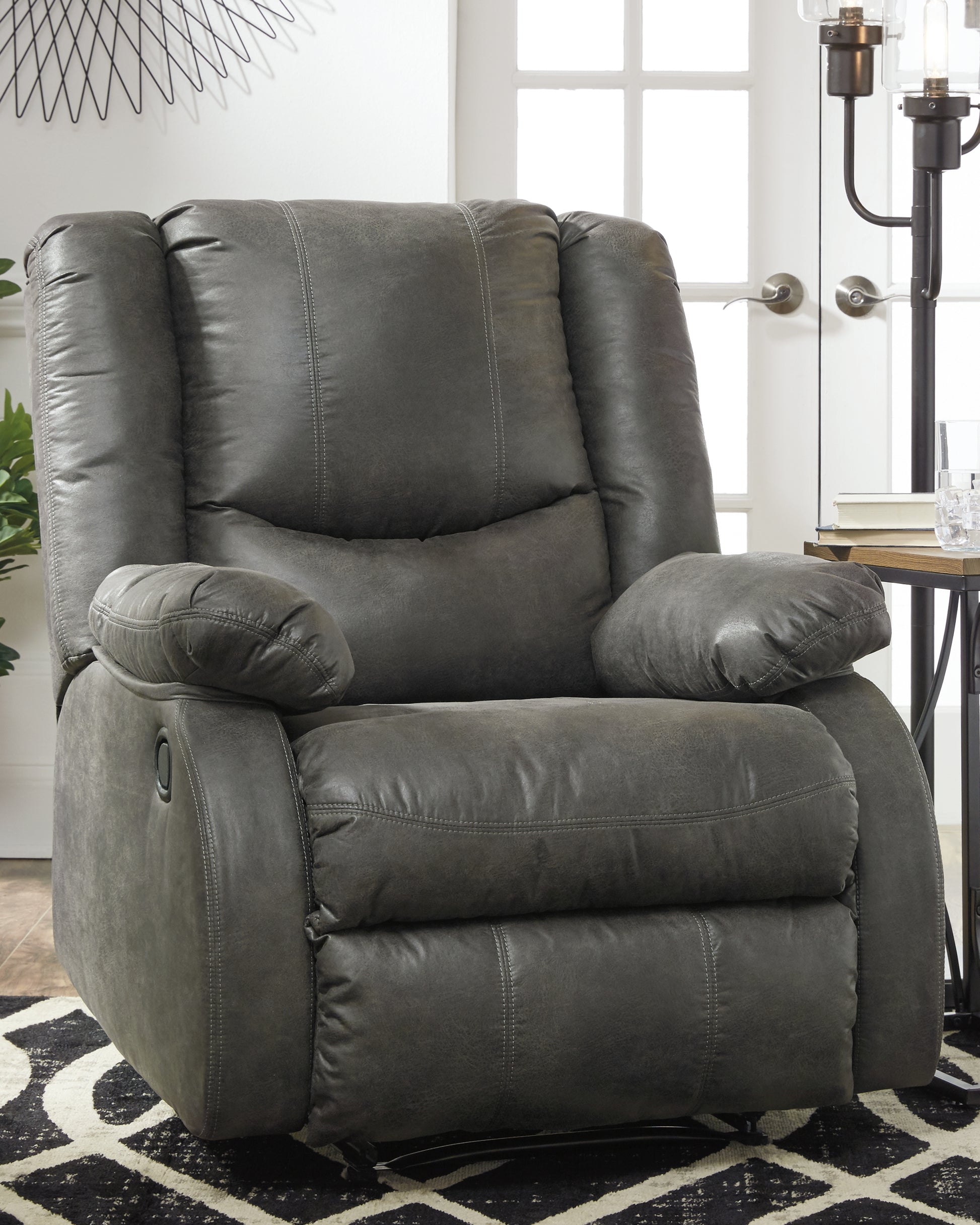 Cassel Furniture Outlet - Ashley Furniture - Bladewood Living Room - Zero Wall Recliner / Slate - 6030629