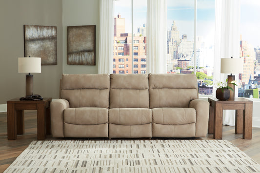 Cassel Furniture Outlet - Ashley Furniture - Next-Gen DuraPella Sectional - 6-Piece Power Reclining Sectional / Sand - 61004S7