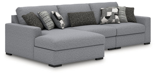 Cassel Furniture Outlet - Ashley Furniture - Bealton Sectional - RAF 4-Piece Sectional / Salt and Pepper - 61305S5