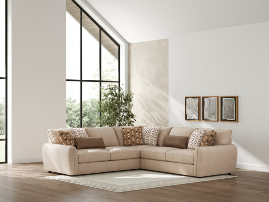 Cassel Furniture Outlet - Ashley Furniture - Seyler Sectional - LAF 3-Piece Sectional / Sand - 61405S1