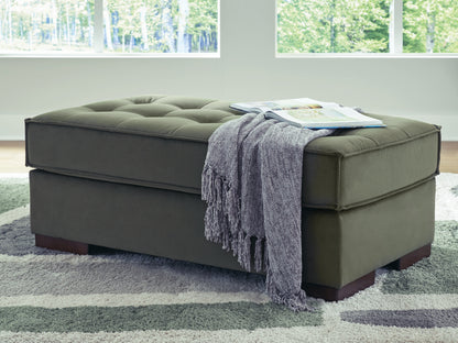 Cassel Furniture Outlet - Ashley Furniture - Caspian-Town Living Room - Oversized Accent Ottoman / Olive - PC6170208
