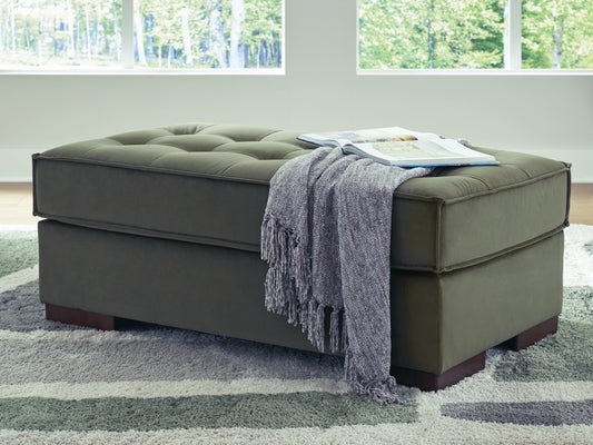 Cassel Furniture Outlet - Ashley Furniture - Caspian-Town Living Room - Oversized Accent Ottoman / Olive - PC6170208