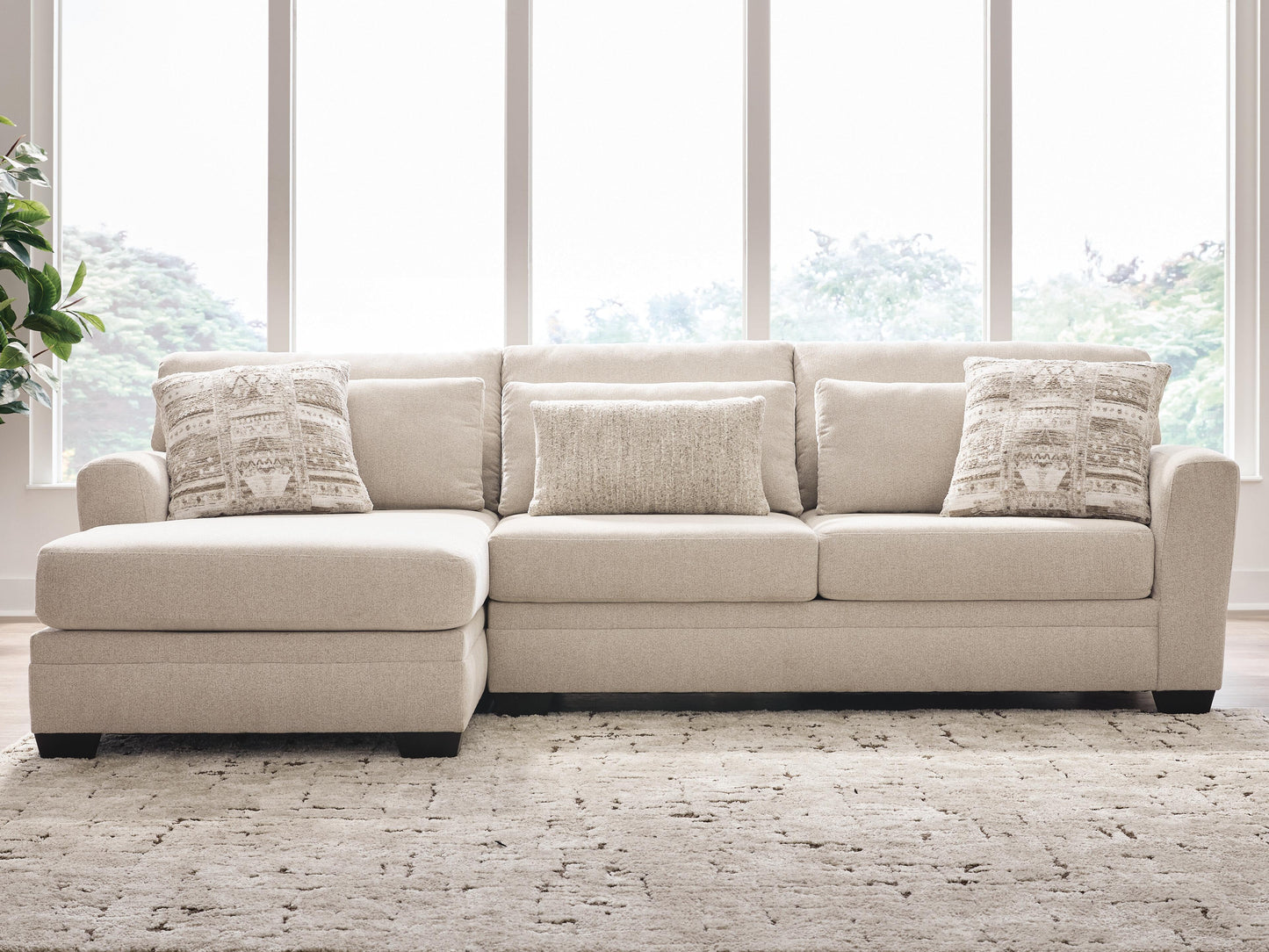 Cassel Furniture Outlet - Ashley Furniture - Mandi Point Sectional - RAF 2-Piece Sectional Sofa Chaise - 62606S4