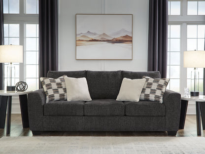 Cassel Furniture Outlet - Ashley Furniture - Loreo Living Room - Sofa / Ebony - 6310138