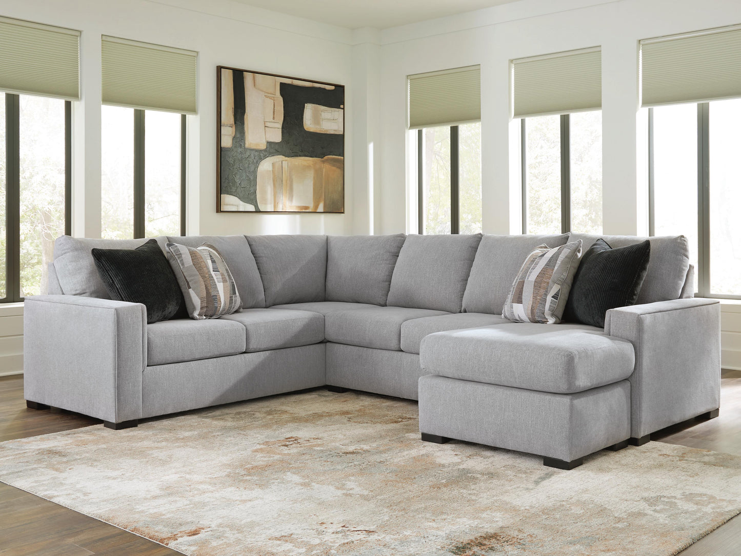 Cassel Furniture Outlet - Ashley Furniture - Lakepoint Sectional - LAF 2-Piece Sectional with Chaise - 66804S2