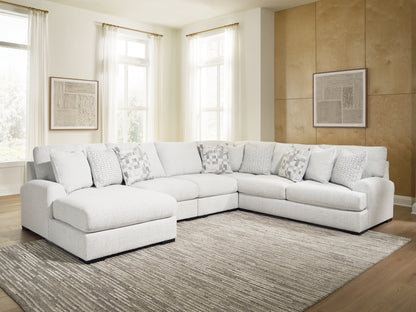 Cassel Furniture Outlet - Ashley Furniture - Misty-Lakes 5-Piece Sectional with Chaise - 5-Piece Sectional with Chaise - PC66906S12