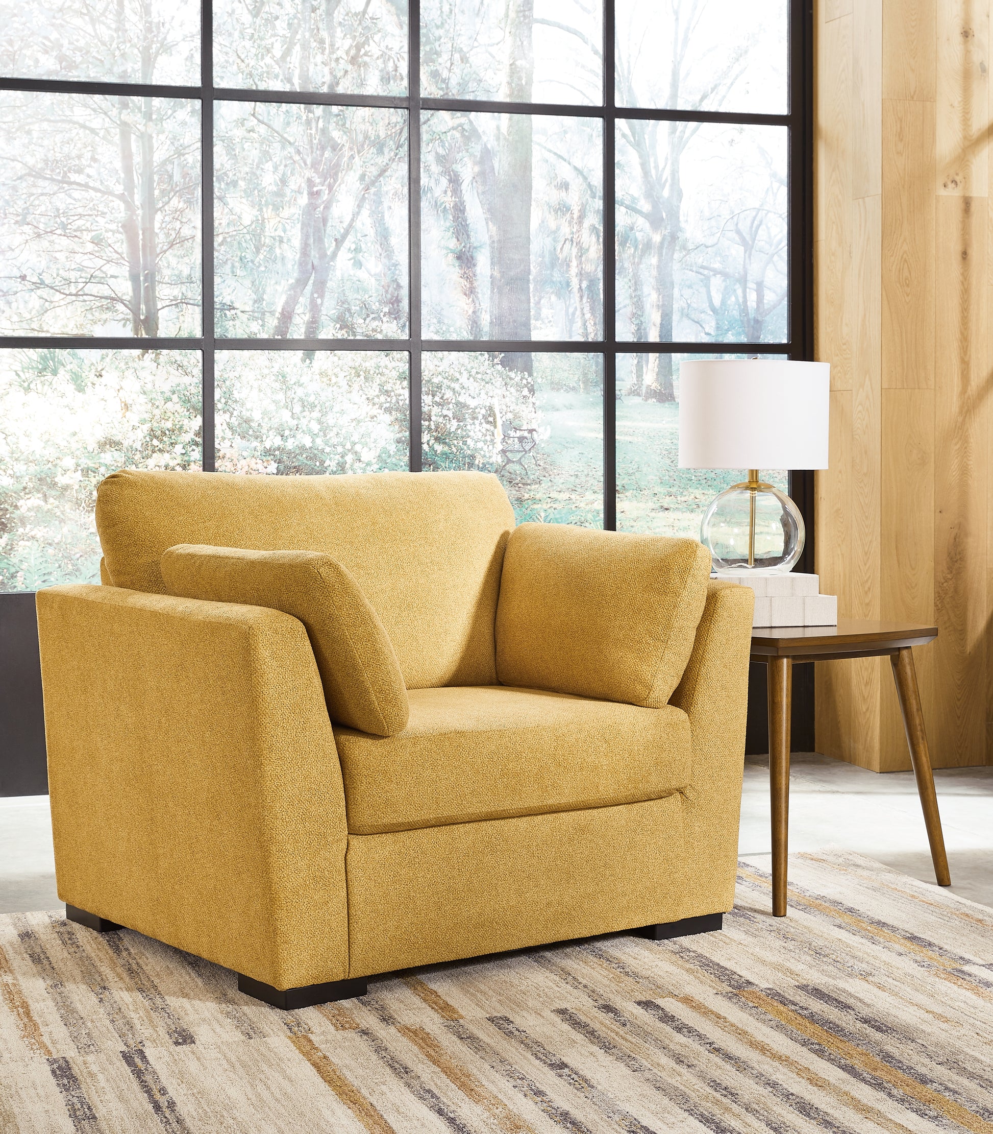 Cassel Furniture Outlet - Ashley Furniture - Keerwick Living Room - Chair and a Half / Sunflower - 6750623