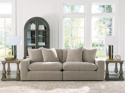 Cassel Furniture Outlet - Ashley Furniture - Maxton Heights Sectional - RAF 2-Piece Sectional Sofa / Pebble - 67808S1