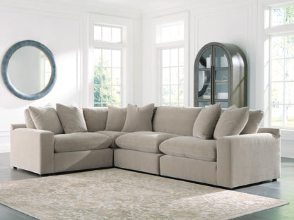 Cassel Furniture Outlet - Ashley Furniture - Maxton Heights Sectional - RAF 4-Piece Sectional / Pebble - 67808S3