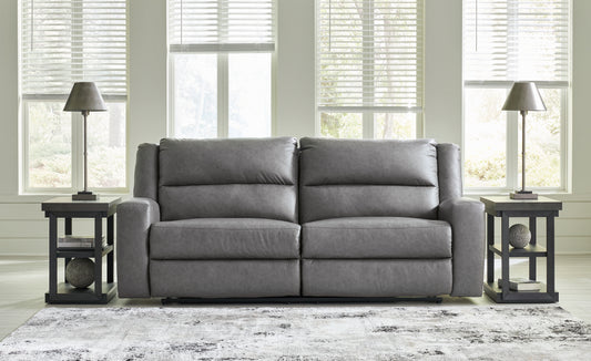 Cassel Furniture Outlet - Ashley Furniture - Brixworth Living Room - Reclining Loveseat / Slate - 6910686