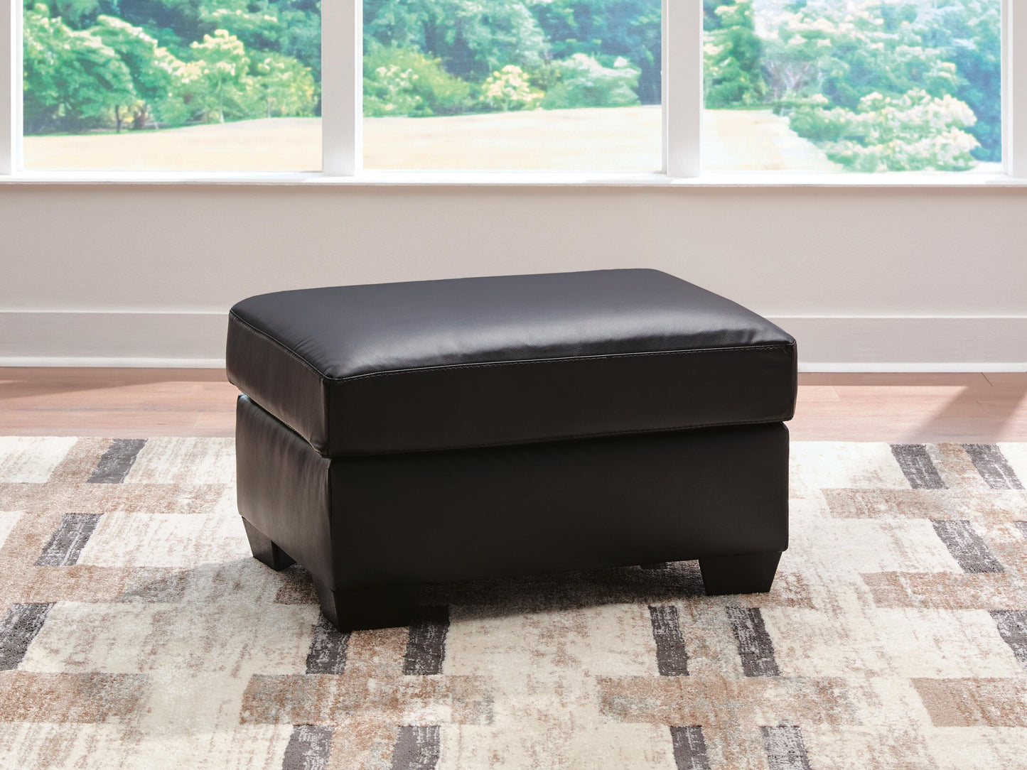 Cassel Furniture Outlet - Ashley Furniture - Glennbre Living Room - Ottoman / Midnight - PC6980414
