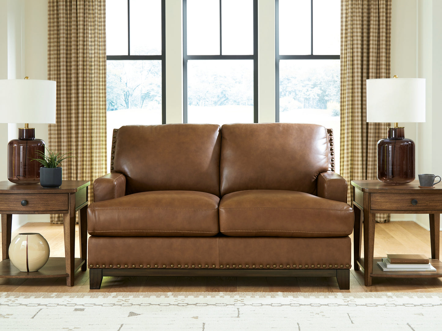 Cassel Furniture Outlet - Ashley Furniture - Saonara Living Room - Loveseat / Amber - PC7310935