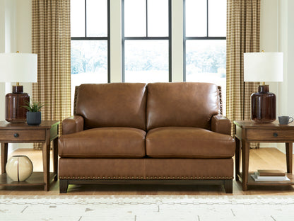 Cassel Furniture Outlet - Ashley Furniture - Saonara Living Room - Loveseat / Amber - PC7310935