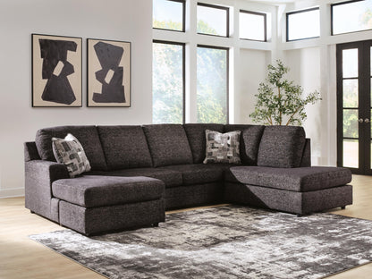 Cassel Furniture Outlet - Ashley Furniture - Lentiz Sectional - LAF 2-Piece Sectional with Chaise - PC73404S2