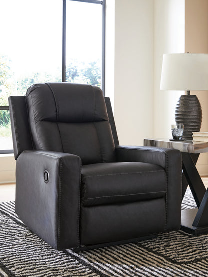 Cassel Furniture Outlet - Ashley Furniture - Mackmenville Living Room - Zero Wall Recliner / Carbon - 7471329