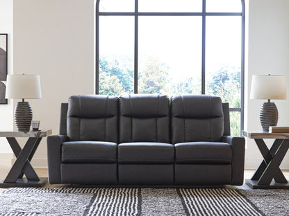Cassel Furniture Outlet - Ashley Furniture - Mackmenville Living Room - Reclining Sofa / Carbon - 7471388