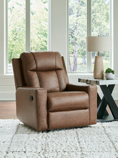 Cassel Furniture Outlet - Ashley Furniture - Mackmenville Living Room - Zero Wall Recliner / Caramel - 7471429