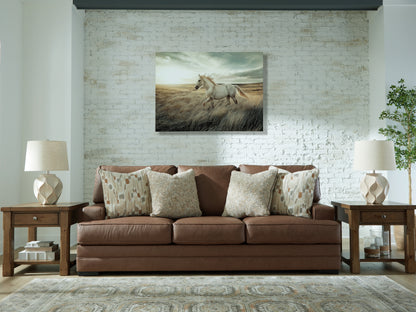 Cassel Furniture Outlet - Ashley Furniture - VillaCourt Living Room - Sofa / Caramel - 7490938