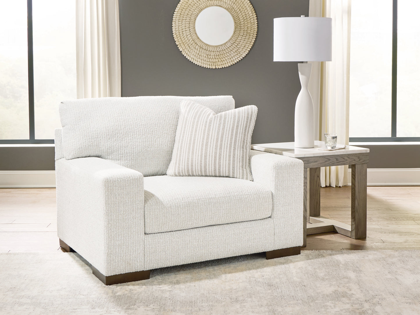 Cassel Furniture Outlet - Ashley Furniture - Hartside Living Room - Chair and a Half / Frosted - 8010423