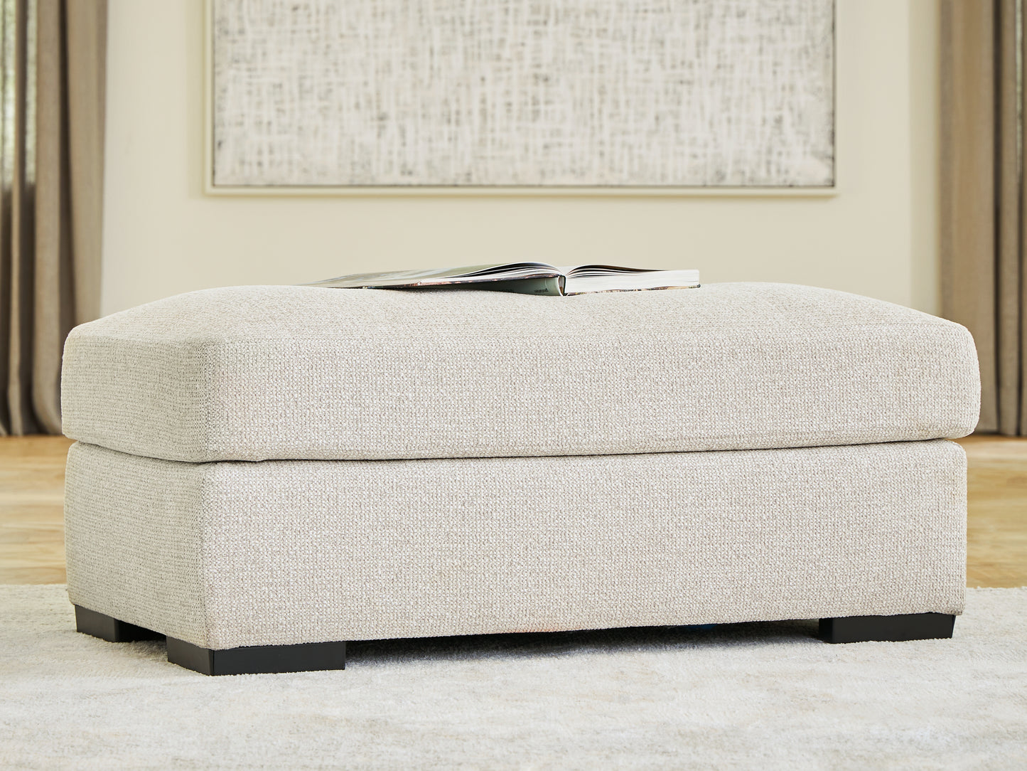 Cassel Furniture Outlet - Ashley Furniture - Conlee-Pike Living Room - Ottoman / Linen - PC8131014