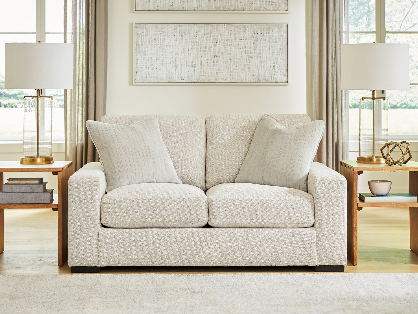 Cassel Furniture Outlet - Ashley Furniture - Conlee-Pike Living Room - Loveseat - PC8131035