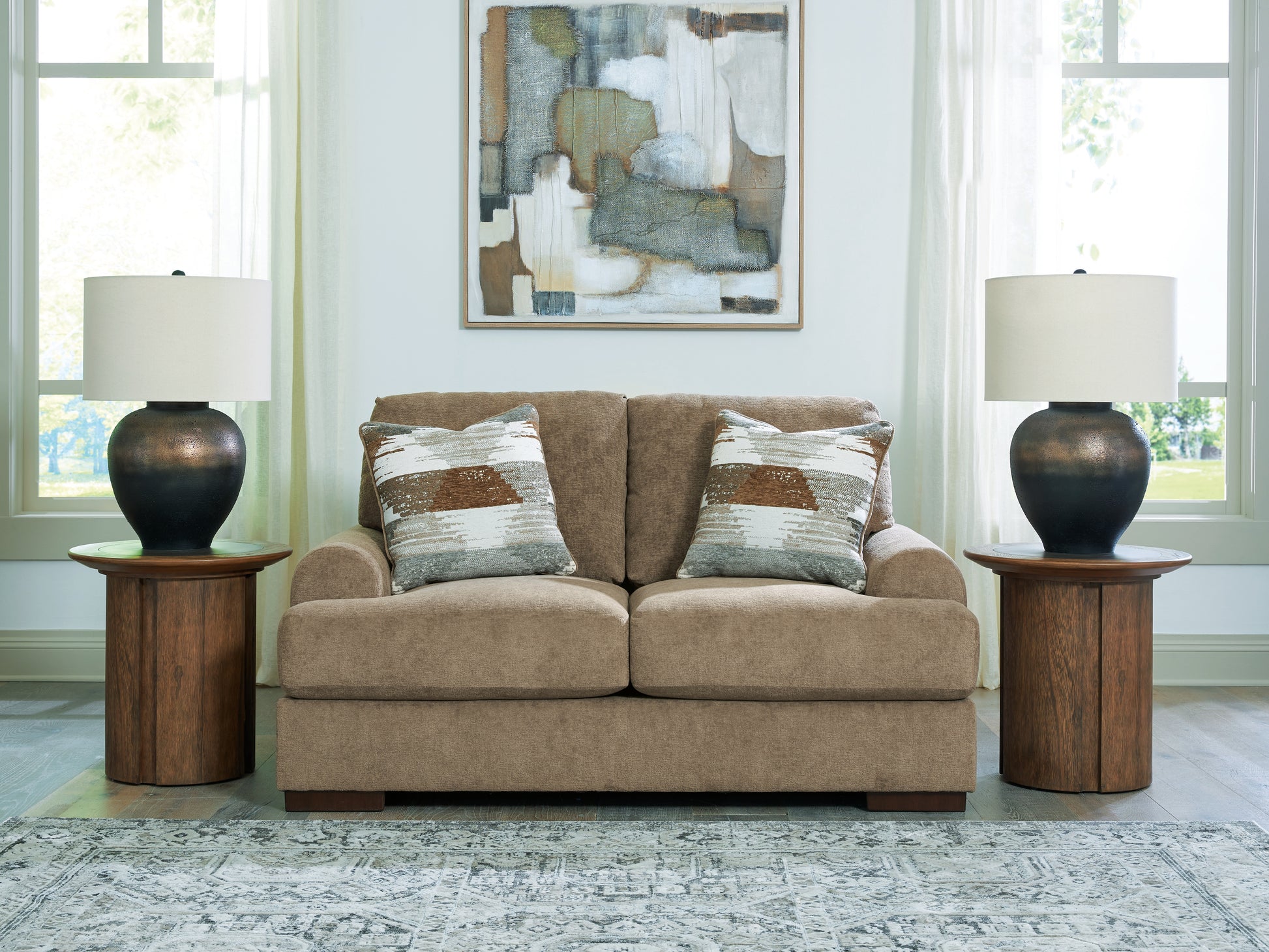 Cassel Furniture Outlet - Ashley Furniture - Jayne Park Living Room - Loveseat - PC8150535