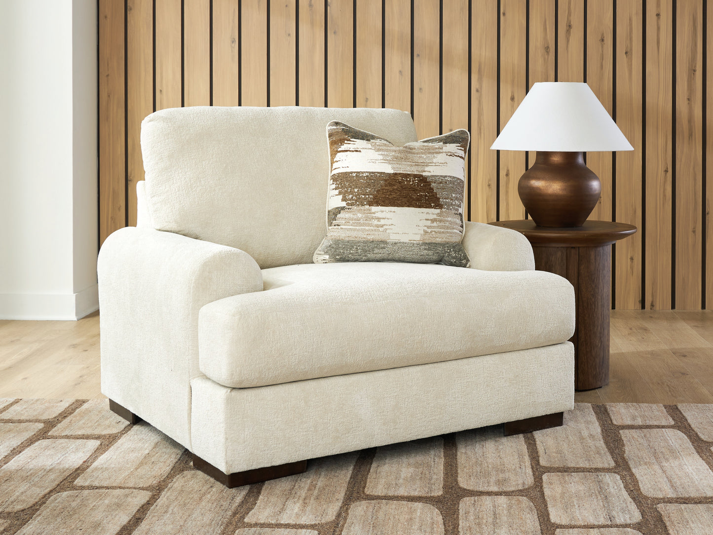 Cassel Furniture Outlet - Ashley Furniture - Jayne Park Living Room - Chair and a Half / Sand - PC8150623