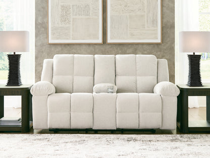 Cassel Furniture Outlet - Ashley Furniture - Orlen Living Room - DBL Rec Loveseat w/Console / Winter - 8160294