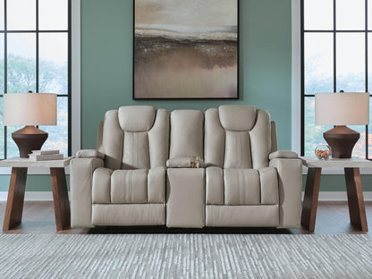 Cassel Furniture Outlet - Ashley Furniture - Elevate Edges Living Room - Glider REC Loveseat w/Console - PC8330543