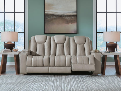 Cassel Furniture Outlet - Ashley Furniture - Elevate Edges Living Room - REC Sofa w/Drop Down Table / Coin - PC8330589