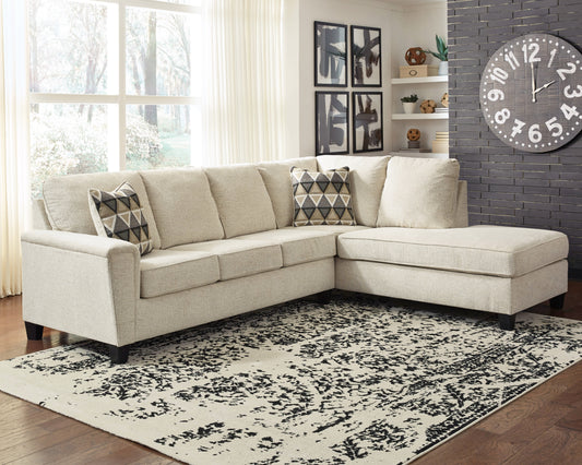 Cassel Furniture Outlet - Ashley Furniture - Abinger Sectional - RAF 2-Piece Sleeper Sectional with Chaise / Smoke - 83905S3