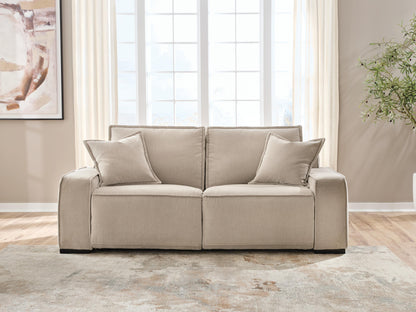 Cassel Furniture Outlet - Ashley Furniture - Carceri Sectional - 2-Piece Power Reclining Sectional Loveseat / Cashmere - 87003S1