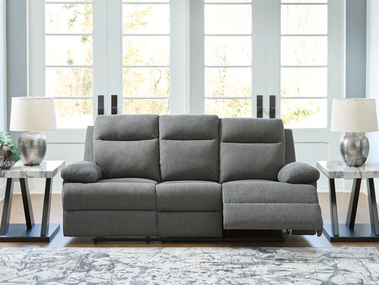 Cassel Furniture Outlet - Ashley Furniture - Side-Swipe Living Room - Rocker Recliner / Charcoal - PC9140625