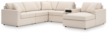 Cassel Furniture Outlet - Ashley Furniture - Modmax 6-Piece Sectional with Audio System and Chaise - RAF 6-Piece Sectional with Audio System and Chaise - 92103S51