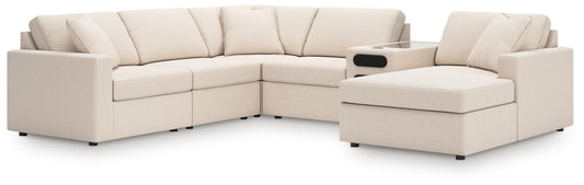 Cassel Furniture Outlet - Ashley Furniture - Modmax 6-Piece Sectional with Audio System and Chaise - RAF 6-Piece Sectional with Audio System and Chaise - 92103S51