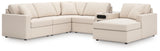 RAF 6-Piece Sectional with Audio System and Chaise