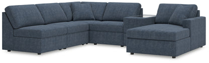 Cassel Furniture Outlet - Ashley Furniture - Modmax Sectional - 6-Piece Sectional with Chaise and Storage Console / Ink - 92121S22