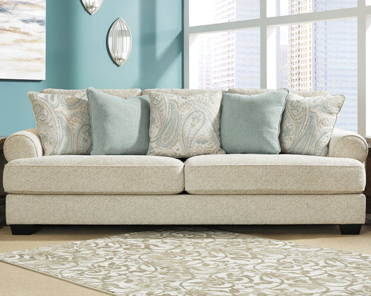 Cassel Furniture Outlet - Ashley Furniture - Monaghan Living Room - Ottoman / Sandstone - 9620514
