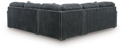 Cassel Furniture Outlet - Ashley Furniture - Midnight-Madness Sectional - LAF 3-Piece Sectional / Gunmetal - 98105S5