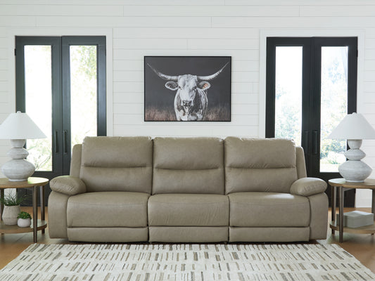 Cassel Furniture Outlet - Ashley Furniture - Narwhal Place Sectional - 5-Piece Power Reclining Sectional / Pebble - PC99201S8