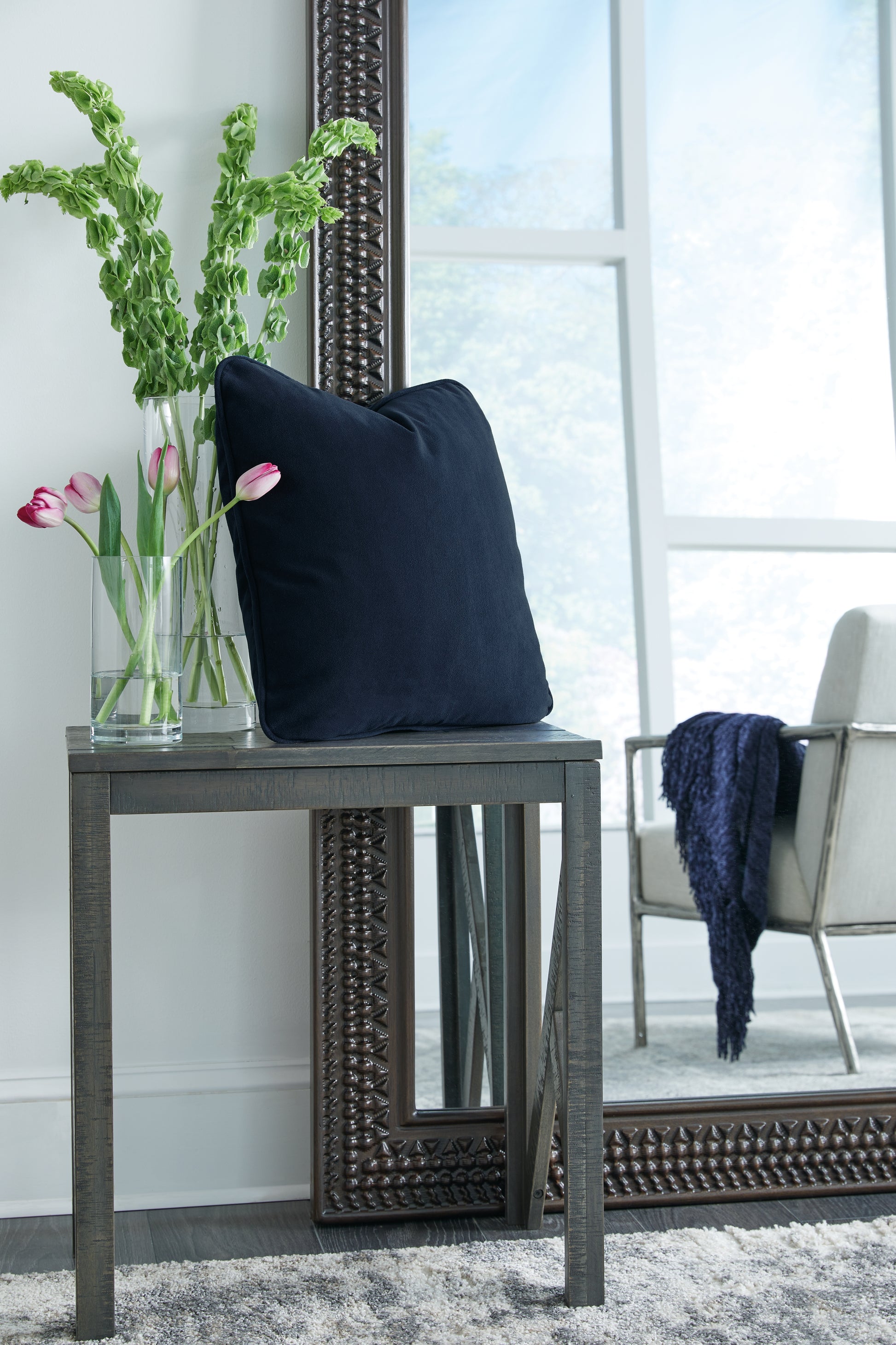 Cassel Furniture Outlet - Ashley Furniture - Caygan Pillows - Pillow (4/CS) / Ink - A1000916