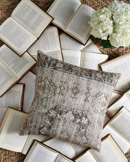 Cassel Furniture Outlet - Ashley Furniture - Roseridge Pillows - Pillow (4/CS) / Brown/Black/Cream - A1000972