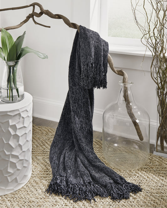 Cassel Furniture Outlet - Ashley Furniture - Tamish Throw (Set of 3) - Throw (3/CS) / Black - A1001027