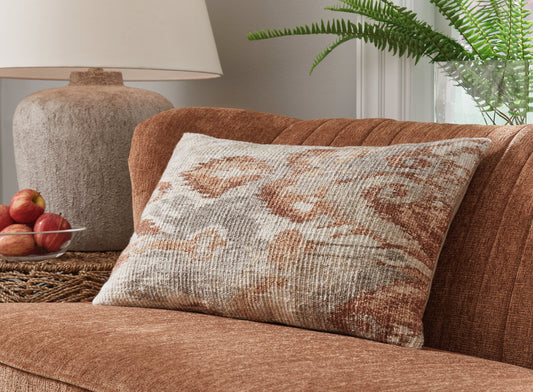 Cassel Furniture Outlet - Ashley Furniture - Aprover Pillows - Pillow (4/CS) / Rust/Gray/White - A1001040