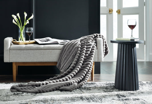 Cassel Furniture Outlet - Ashley Furniture - Alsonwell Throw (Set of 3) - Throw (3/CS) / Gray - A1001081