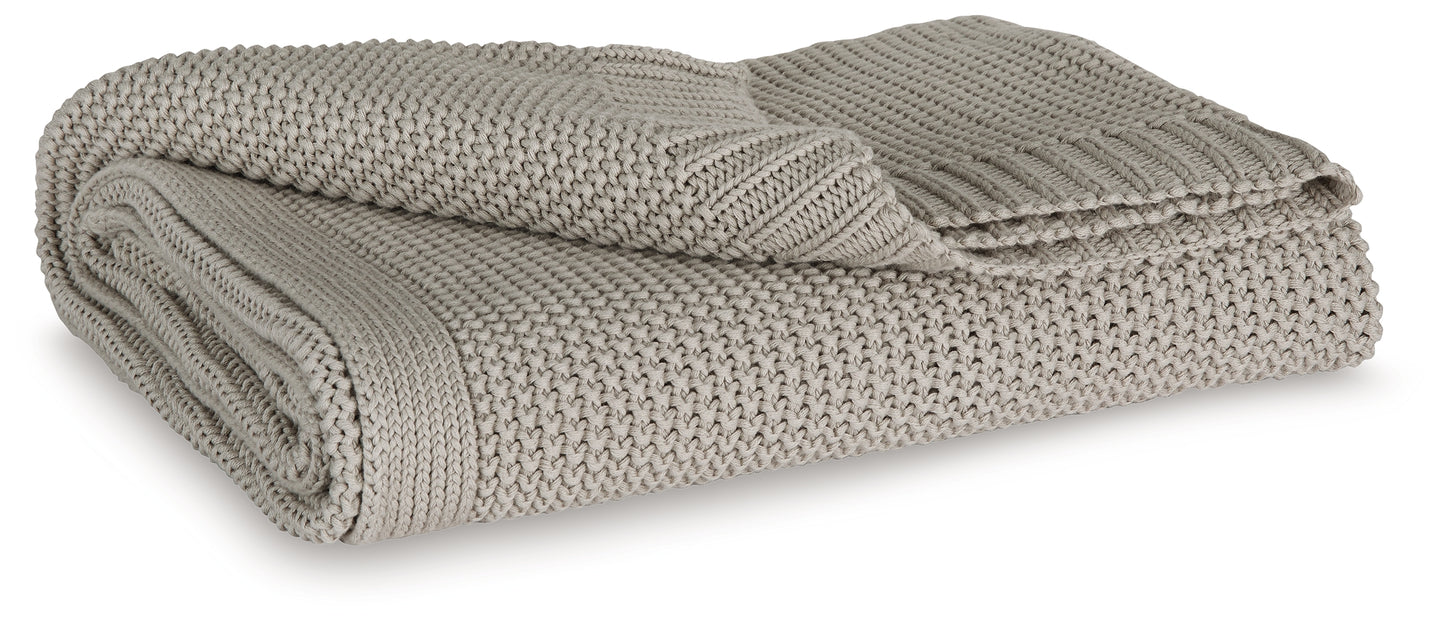 Cassel Furniture Outlet - Ashley Furniture - Gayelery Throw (Set of 3) - Throw (3/CS) / Gray - A1001085