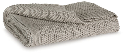 Cassel Furniture Outlet - Ashley Furniture - Gayelery Throw (Set of 3) - Throw (3/CS) / Gray - A1001085