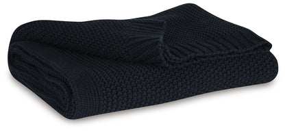 Cassel Furniture Outlet - Ashley Furniture - Gayelery Throw (Set of 3) - Throw (3/CS) / Black - A1001086